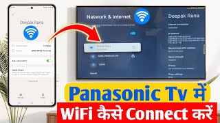 Panasonic tv me WiFi kaise connect kare  Smart TV me WiFi kaise connect kare wifi [upl. by Beera]