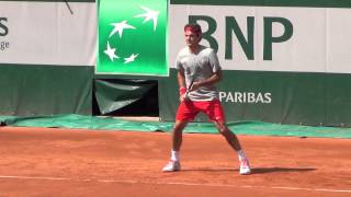 Roger Federer Practice session in High Definition [upl. by Sampson628]