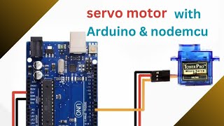 arduino servo motor control  how to use servo motor with arduino  servo motor arduino projects [upl. by Enelkcaj]