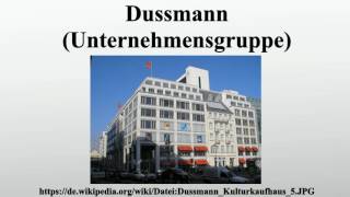 Dussmann Unternehmensgruppe [upl. by Noll]