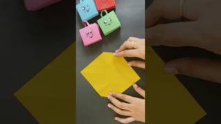 how to make paper bag easy shorts papercraft youtubeshorts shortvideo trending origami bag [upl. by Yra998]