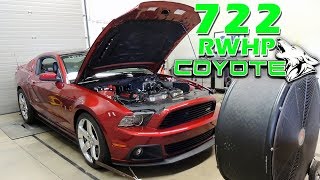 722 RWHP Roush Supercharged Coyote Mustang Brenspeed Build [upl. by Oicangi826]