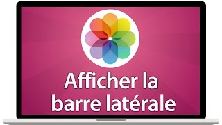 Tutoriel Mac  Afficher la barre latérale de Photos [upl. by Haman]