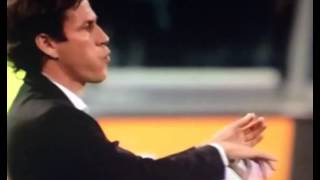 RED CARD for Rudi Garcia after playing Biola when AS Roma meet Juventus [upl. by Galitea]