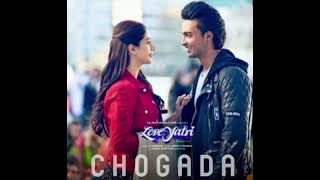 CHOGADA With Lyrics  Loveyatri Movie song 💕  Navratri Special Dandiya song। [upl. by Radie449]