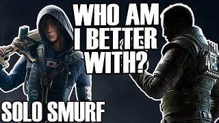 Solo Smurf New Vs Old  Rainbow Six Siege [upl. by Htiekram391]