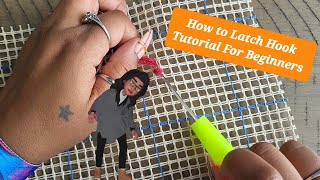 How to Latch Hook for Beginners [upl. by Olwen]