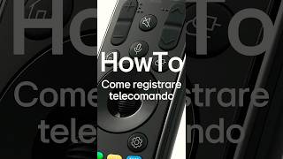 LG TV  Come registrare telecomando puntatore nelle Tv LG [upl. by Ahsam472]