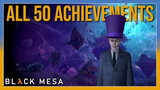 Black Mesa 100  All 50 Achievements [upl. by Onairot]