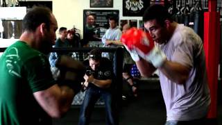 Werdum VS Wanderlei sparring [upl. by Wesa]