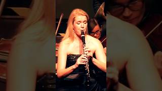 Sabine Grofmeier plays Mozart clarinet concerto shorts horstsohm conducts mozart [upl. by Thornie]