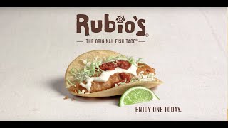 Original Beer Batter Fish Taco  Wild Alaska Pollock  Rubios [upl. by Flanigan]