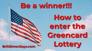 DV Lottery  How to enter and WIN the Greencard lottery Completing your entry form [upl. by Youlton943]