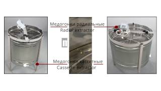 Cassette and radial honey extractors Minima Line [upl. by Ettenom]