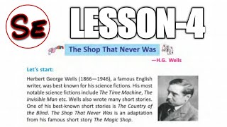 The Shop That Never Was Lesson4 Class 6 Blossoms English West Bengal board [upl. by Shantha430]