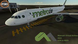 FSLabs A321  Metroair Virtual Airlines  KJFK to KBOS [upl. by Spracklen]