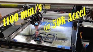 ONE OF THE FASTES PRINTERS 1100mms Speed Printing 50k ACCEL [upl. by Napas559]