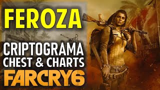 Feroza Criptograma Chest amp Charts Locations  Balaceras Valle De Oro  FAR CRY 6 Collectibles [upl. by Bree]