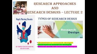 Research Approach and Research Design Types of Research Design  Classification  Lecture 2 [upl. by Hild]