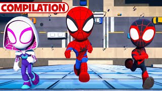 Marvels Spidey and his Amazing Friends S1 Full Episodes  90 Minute Compilation  disneyjr [upl. by Ylecic879]