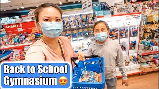 Back to School Haul ✏️ Schulsachen einkaufen für Gymnasium Shopping Tag Schule VLOG  Mamiseelen [upl. by Aicarg]