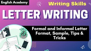 Letter Writing in English Tips and Tricks CBSE Official Letters Applications Sample Letter Format [upl. by Aicatan851]