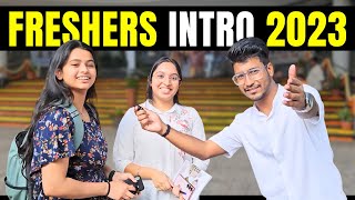 Freshers 2023 Introduction MSRIT BANGALORE  Freshers Orientation at MSRIT  FRESHERS INTRO 2023 [upl. by Damalas865]