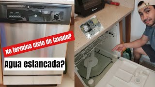 COMO ARREGLAR LAVAPLATOS QUE NO DRENA GE FACIL y RAPIDO  DIY  Fer nos muestra [upl. by Onil567]