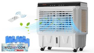 VEVOR Evaporative Air Cooler 2100 CFM 135° Oscillating Swamp Cooler with Adjustable Review [upl. by Hartmann]