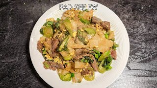 Easy Thai Pad See Ew Recipe [upl. by Wollis]