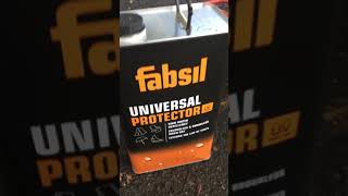 Fabsil universal protector  water test on breathable hiviz top [upl. by Nnaeirb]