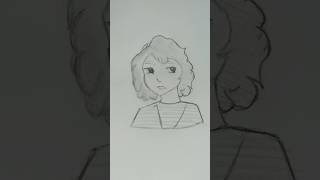 COMO DESENHAR CABELO FEMININO art desenho viralvideo [upl. by Dorothi760]