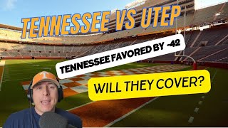 Tennessee vs Utep  Can Tennessee cover the 42 point spread [upl. by Lorianne]