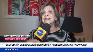 Seremi de Educación rinde homenaje a profesora Nancy Palavicino en Día de la Profesora y el Profesor [upl. by Marley629]