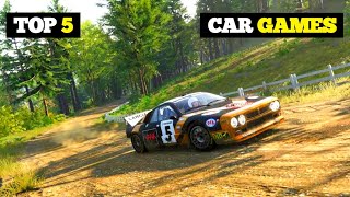 Top 5 Car Driving Games For LowEnd PC🔥 [upl. by Ailel]