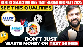 Best Test Series For NEET 2025  How to Choose Best Test Series NEET 2025  NEET 2025 Latest Update [upl. by Naitsyrk]