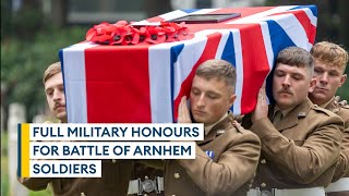 British soldiers killed 80 years ago during Operation Market Garden finally laid to rest [upl. by Herwick]