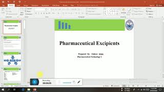 Excipients used in Pharmaceutical preparation [upl. by Honoria]