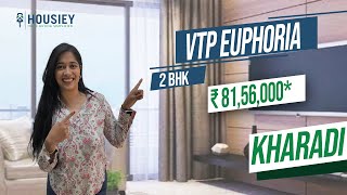 VTP Euphoria Kharadi  2 BHK Sample Flat Tour  Pegasus Township  VTP Realty Kharadi Pune [upl. by Aon]