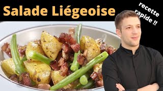 La vraie SALADE LIÉGEOISE recette rapide [upl. by Ilrak]