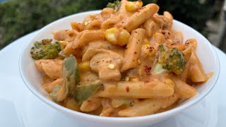 Peri Peri Pasta  Creamy Cheesy Peri Peri Pasta  Lavish Food Corner [upl. by Grider659]