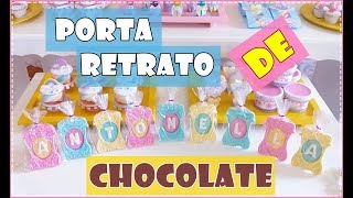 COMO FAZER PORTA RETRATO DE CHOCOLATE  PASSO A PASSO [upl. by Stretch710]