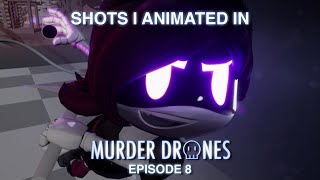 Shots I Animated in MURDER DRONES Episode 8 [upl. by Ferullo]