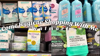 COME HYGIENE SHOPPING WITH ME AT WALMART  NEW BODY WASHFEMININE HYGIENE [upl. by Malloy]