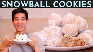 EASY CHRISTMAS COOKIES  SWEETENED CONDENSED MILK SNOWBALLS  VLOGMAS 2022 [upl. by Rinaldo]