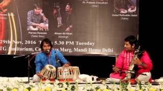 Part  1 Haazri Concert Tabla Solo Ustad PARVEZ HUSSAIN JI Sarangi by Ustad AHSAN Ali Khan [upl. by Eelyak]