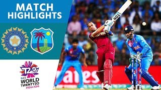 Simmons amp Russell Upset Hosts  India vs West Indies  ICC Mens WT20 SemiFinal 2016  Highlights [upl. by Cuthburt]