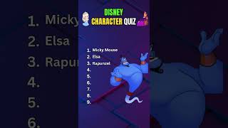 Can You Guess These 9 Disney Characters True Fans Only shorts quiz [upl. by Sheela665]