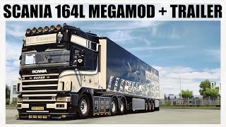 ETS 2 148  🔹SCANIA 164L MEGAMOD  TRAILER🔹 [upl. by Fadas]