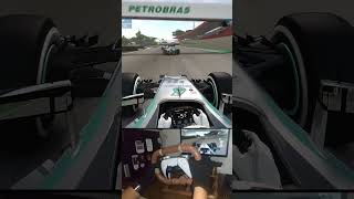 Double Overtaking in Interlagos  lewishamilton formula1 f1 formulaone mercedes [upl. by Eirret]